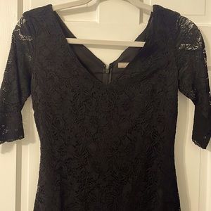 Lace black dress